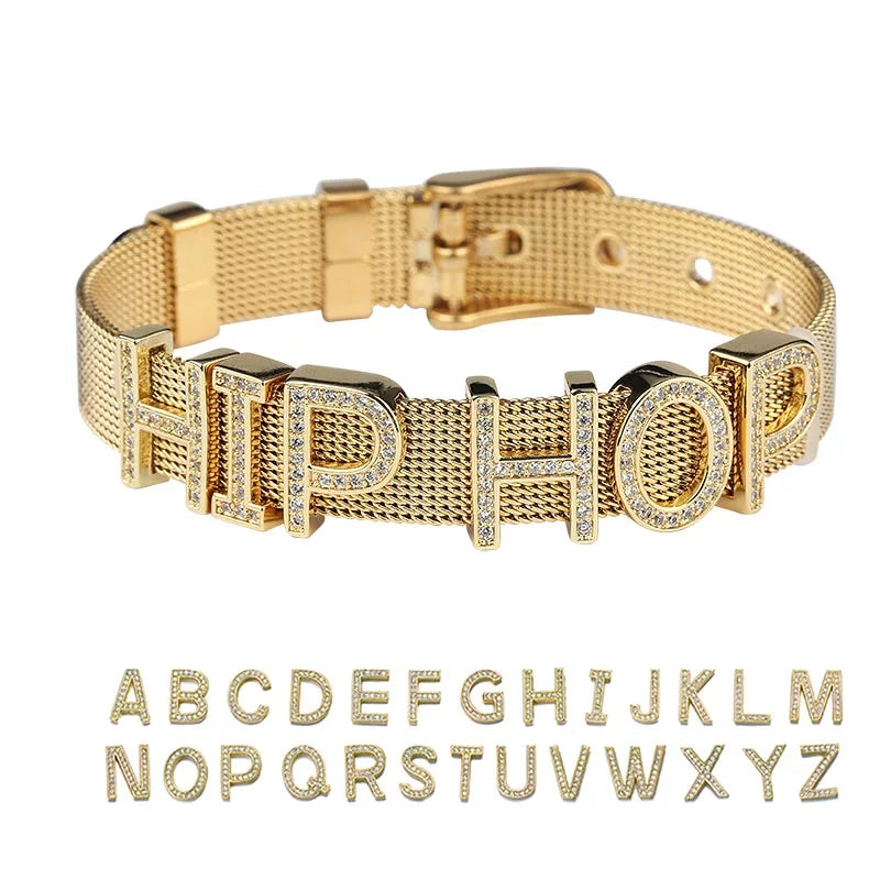 Custom Name Bracelet Belt