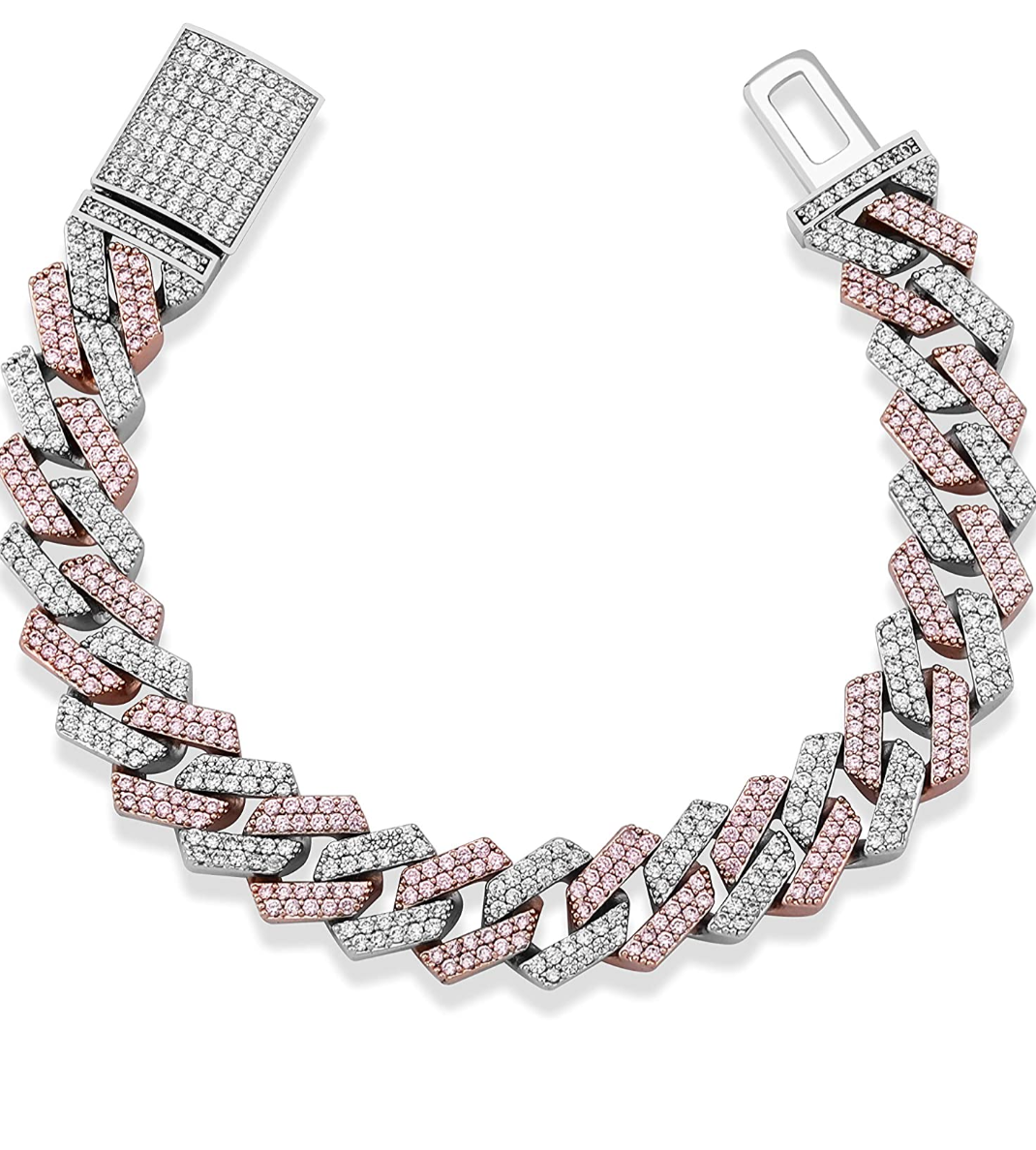 Iced Out 14mm Cuban Link Bracelet