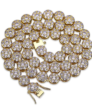 Iced Out Cluster Chain