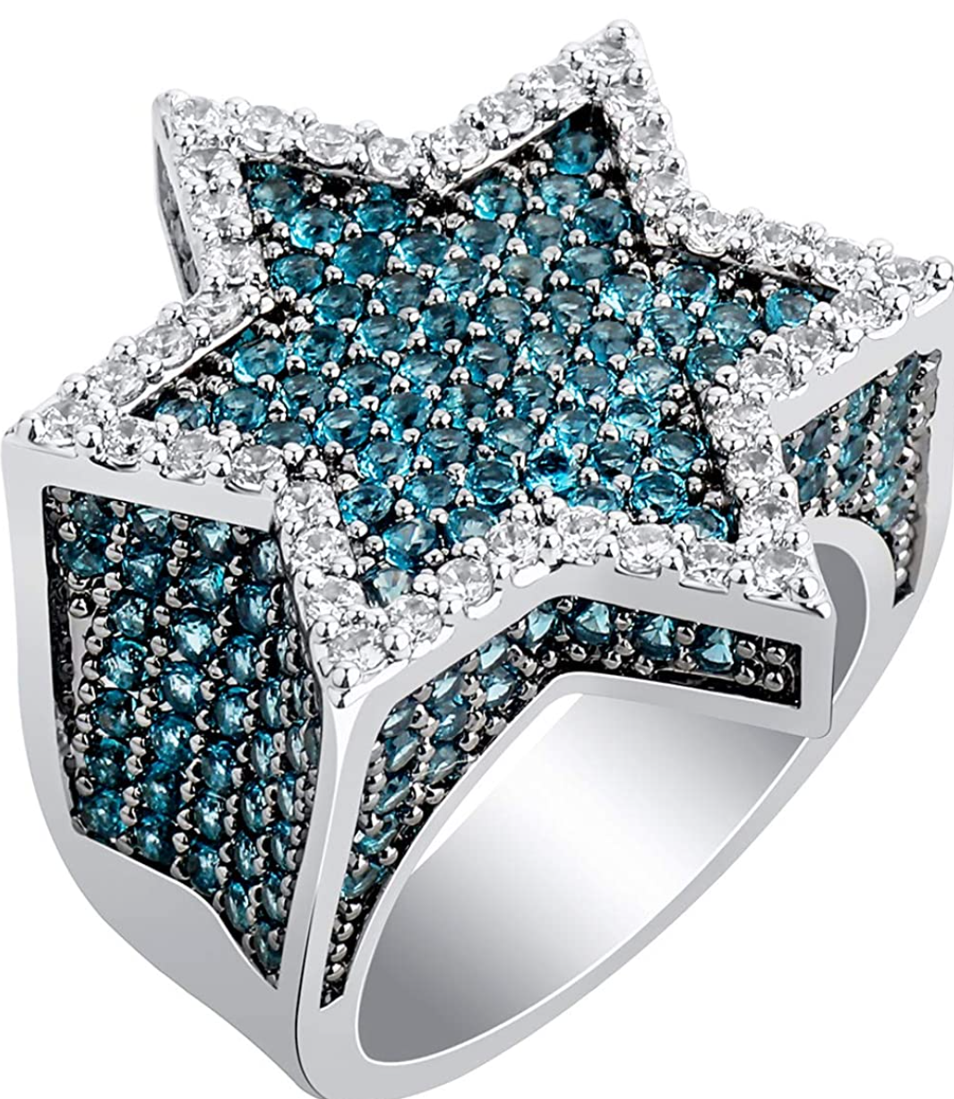 Iced Out Star of David