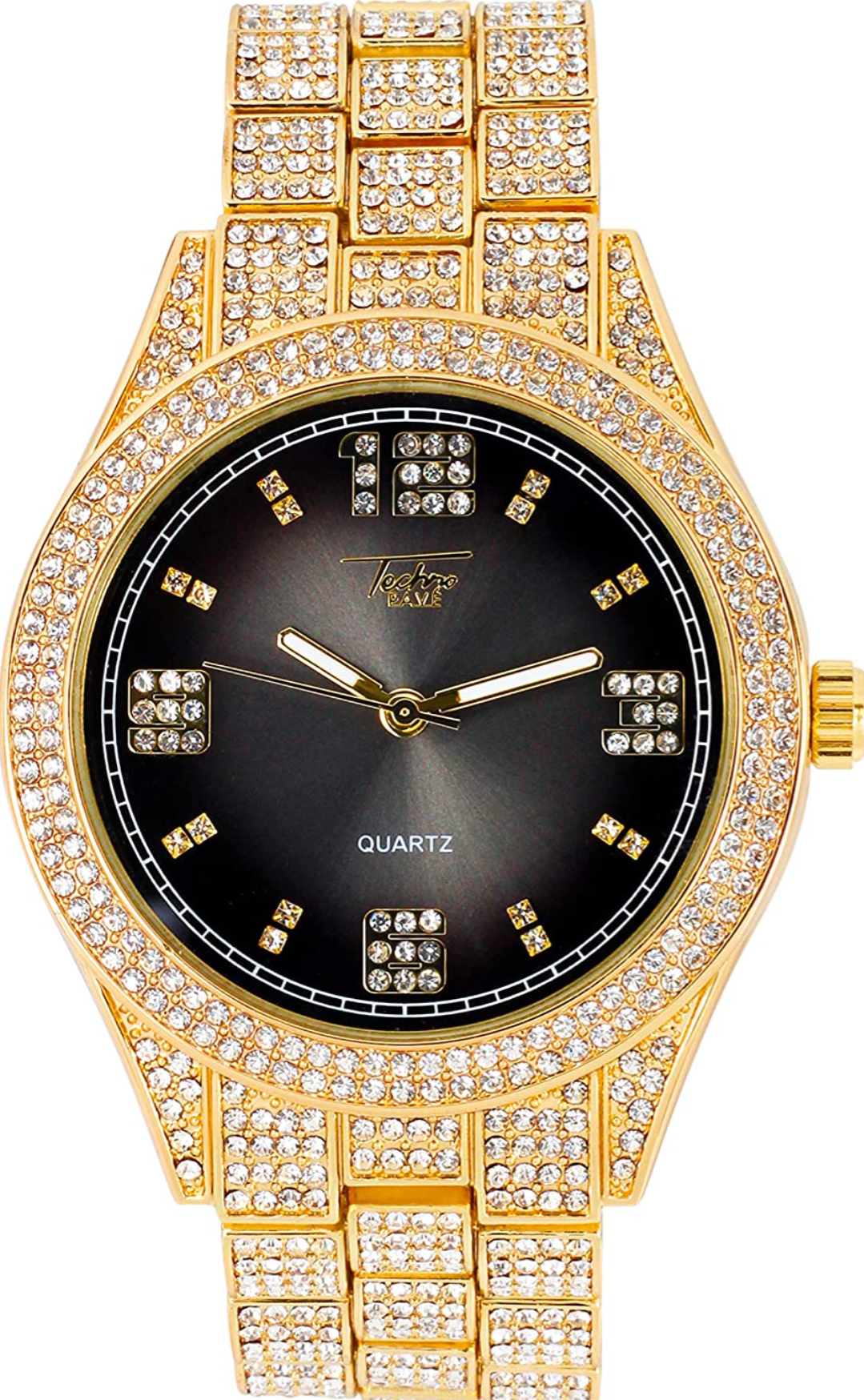 Iced Out Hour Marker Watch V3