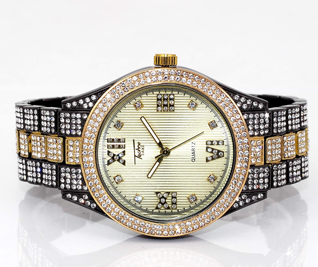 Iced Out Hour Marker Watch V3