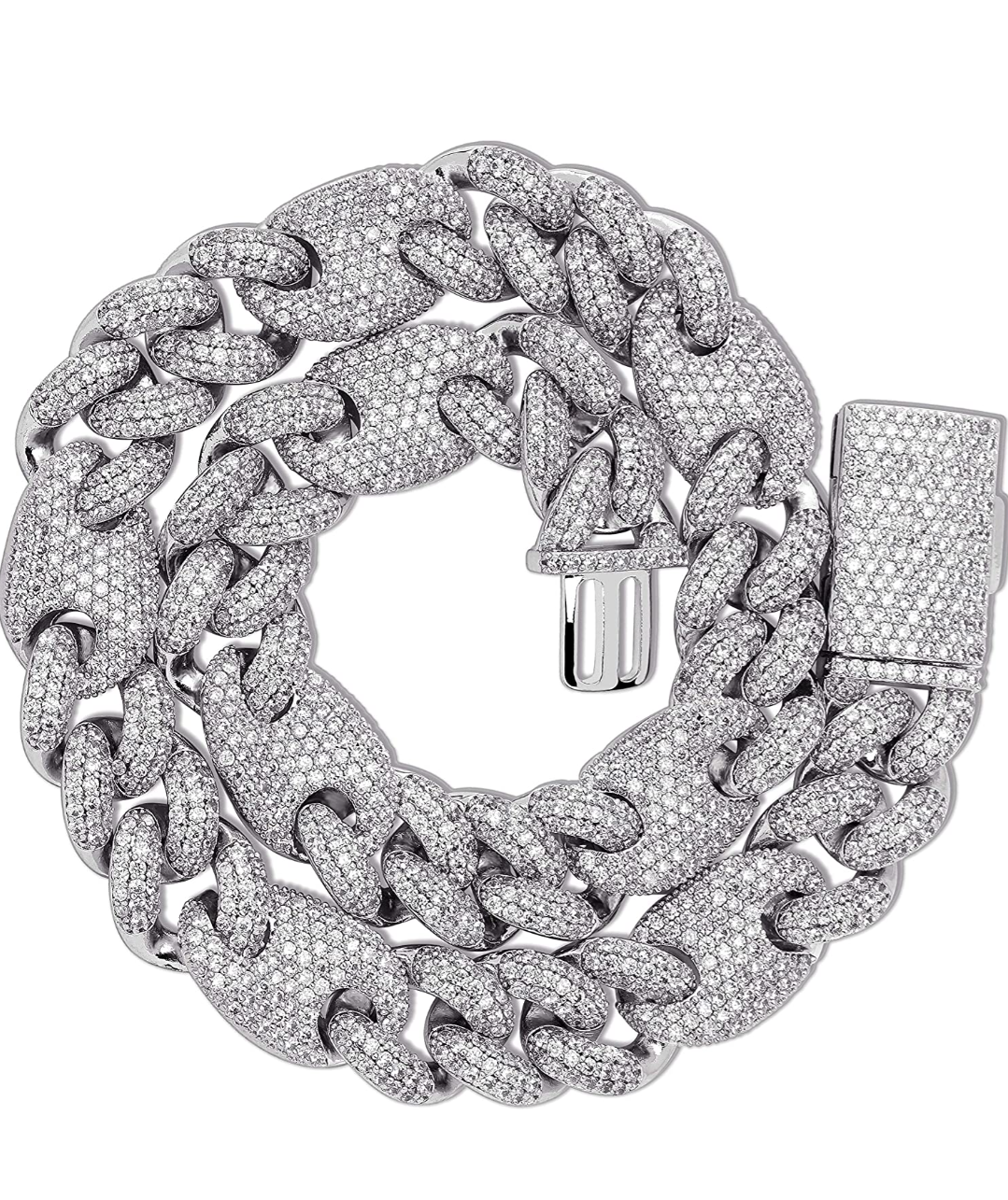 16mm Iced Out Cuban Link Chain
