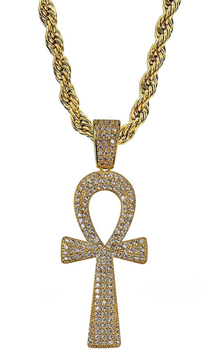 Iced Out Egyptian Cross