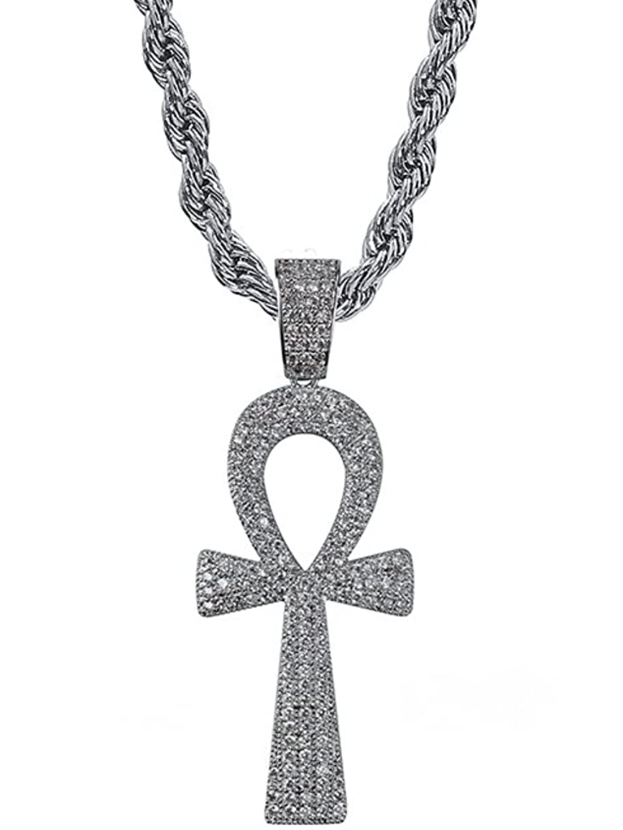 Iced Out Egyptian Cross