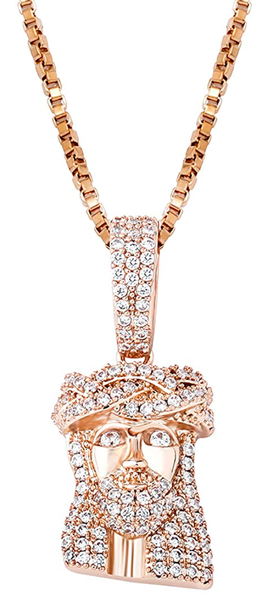 Sterling Silver Small Jesus Pendant