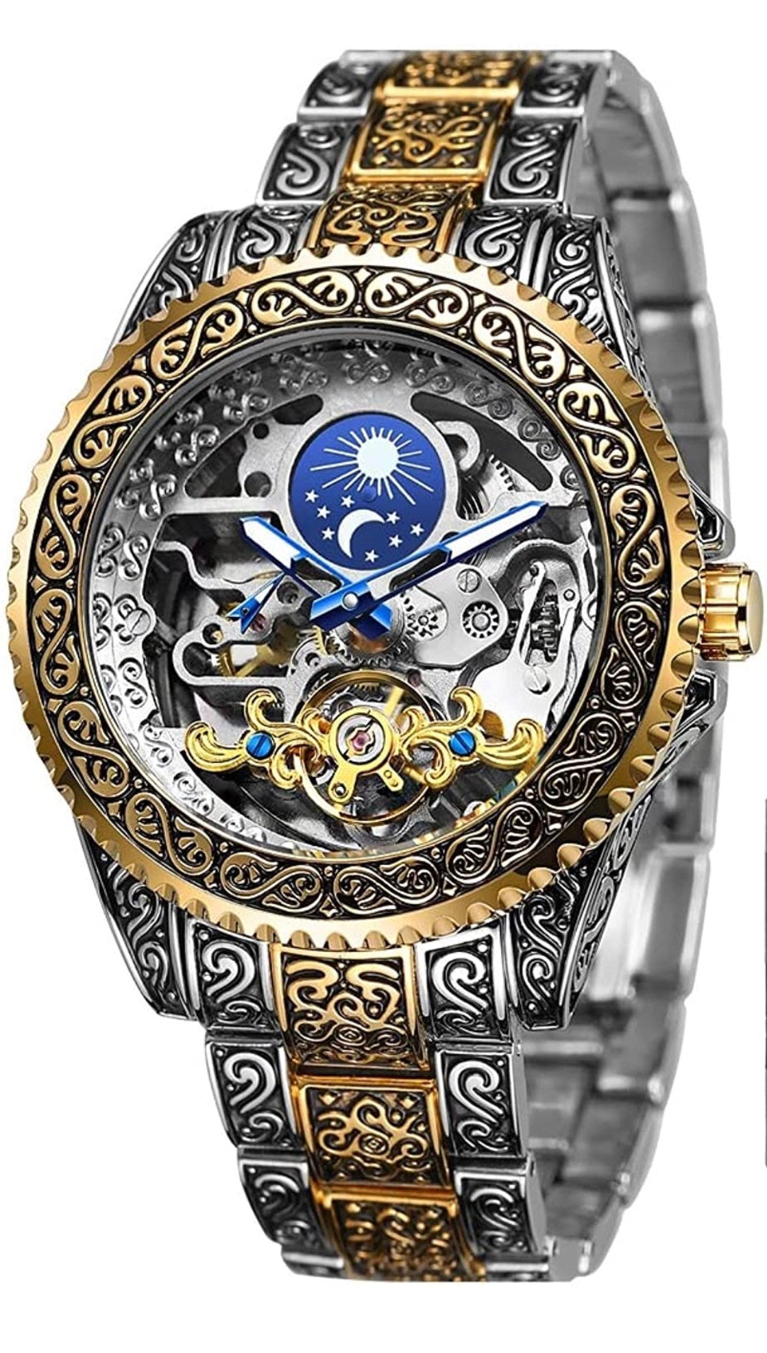 Lux Skeleton Face Watch